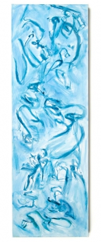 “februar I“ Acryl auf Leinwand 120 x 40 cm